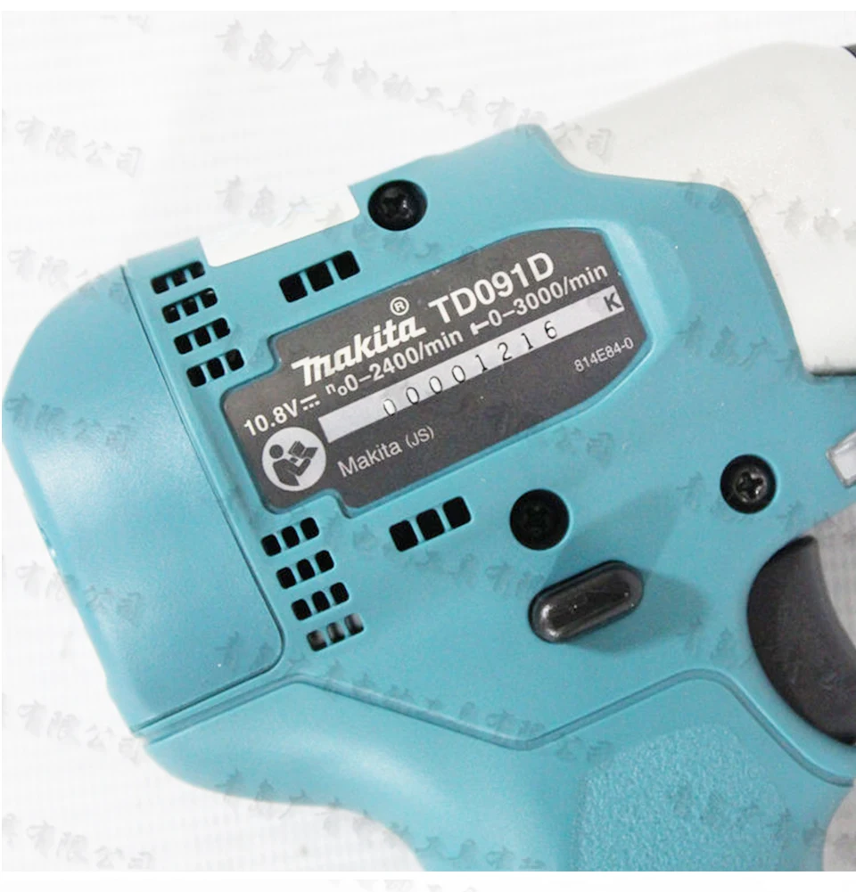 Япония Makita TD091DNWE аккумуляторная ударная отвертка электрическая отвертка 3000 ipm 2400 об/мин 10,8 В 90N. М