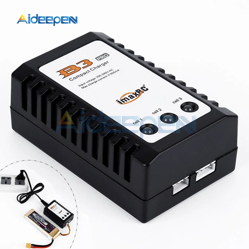 Балансирующее зарядное устройство iMaxRC iMax B3 Pro Compact 2S 3S Lipo светодиодное для