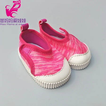 N Подходит 43 см Bebe кукла черный белый Prink фиолетовый обувь для 18 дюймов девушка кукла обувь Sneackers аксессуары для игрушечной куклы - Цвет: N