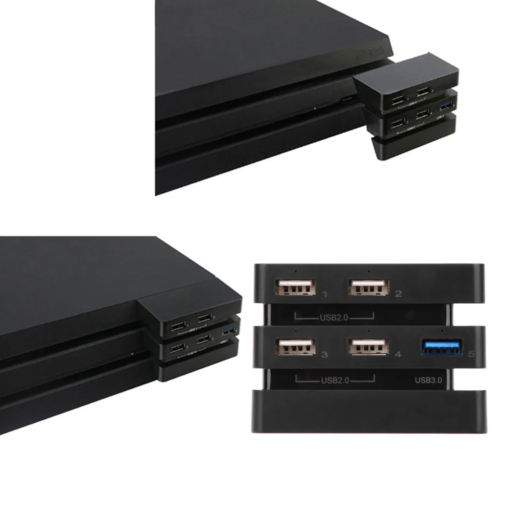 USB адаптер для консоли PS4 Pro 5 портов 3 0 и 2 0|usb hub 3.0|hub 3.0usb |