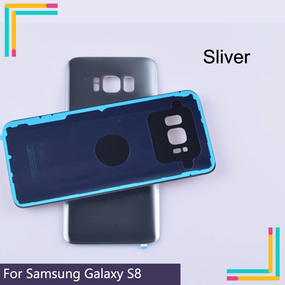 10 шт./партия для Samsung Galaxy S8 g950 G950F SM-G950F корпус Крышка батарейного отсека задняя