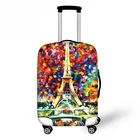 Чехол для чемодана 18-28 дюймов, пылезащитный, с принтом Эйфелевой башни