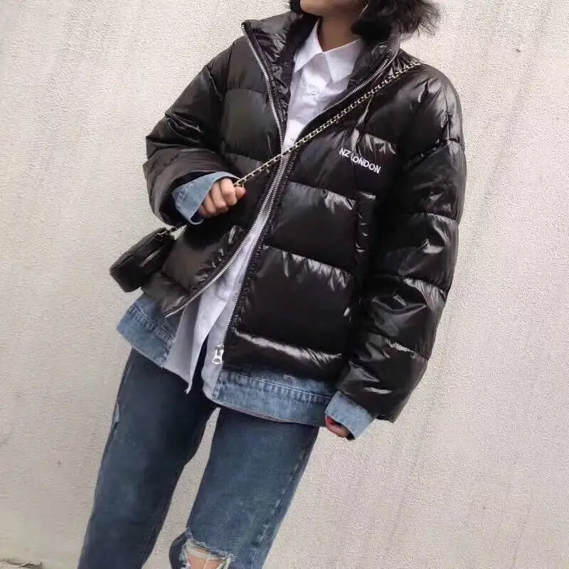 Женская хлопковая одежда новинка 2019 зимняя Корейская версия плотного теплого