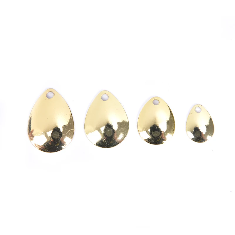 20 шт./лот Спиннер кольца лезвия гладкие ложки рыболовные снасти поделки приманка