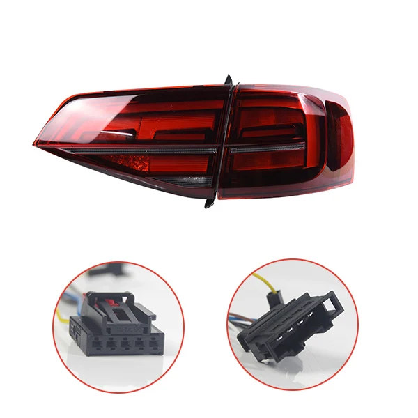 АКД Тюнинг автомобилей задние фонари для VW Jetta MK7 задние фонари светодиодный DRL ходовые огни противотуманные фары глаза ангела задние габаритные огни - Цвет: incloud adapters