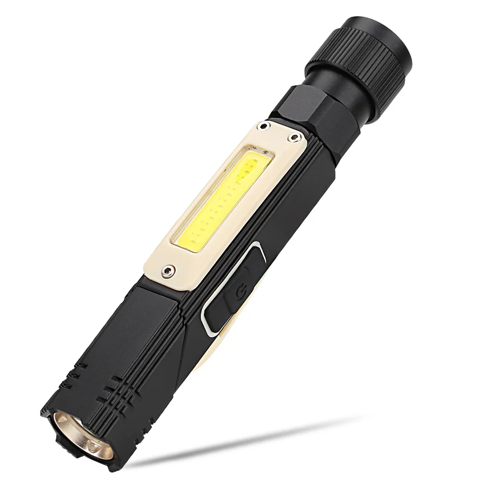 Водонепроницаемый USB Перезаряжаемый налобный фонарь 2 в 1 COB+ XPG светодиодный фонарь для кемпинга работает встроенный фонарик батарея с красным светом