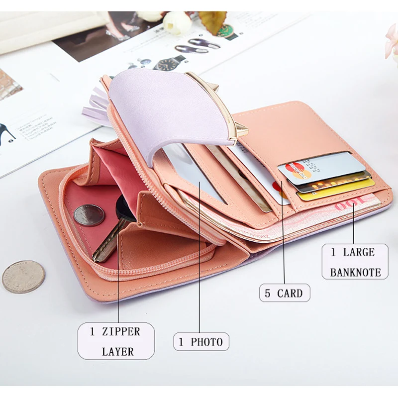 Маленький милый кошелек для женщин женский мини-кошелек монет портмоне | Багаж и