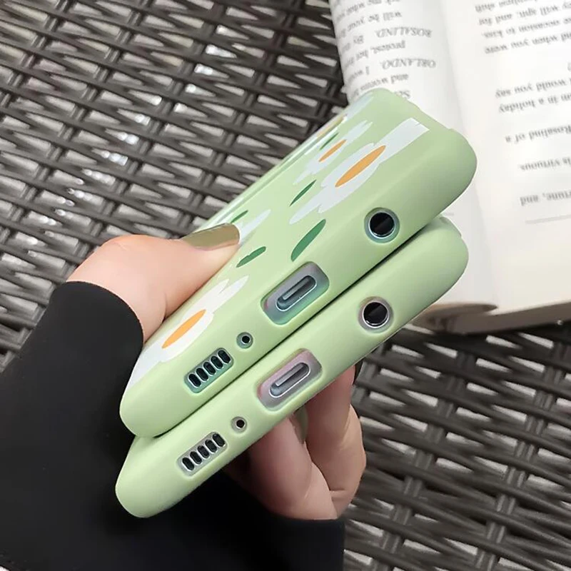 YHBBCASES мягкие чехлы из ТПУ с рисунками для samsung S10 5G S8 S9 Plus Цветные цветочным принтом