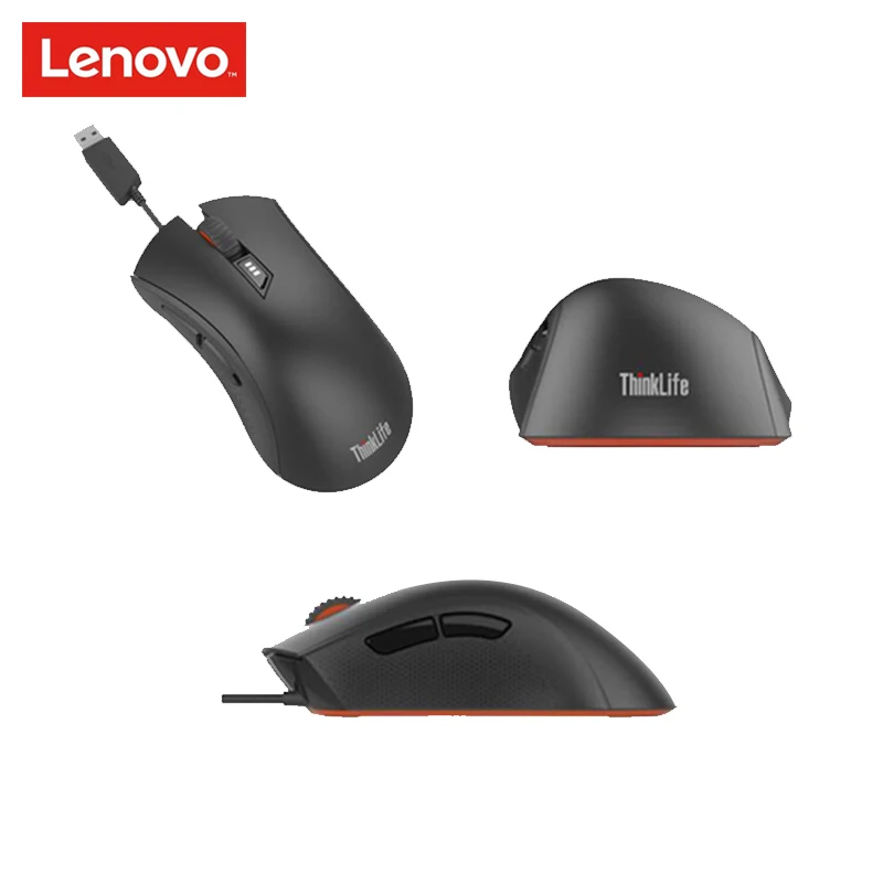 LENOVO Thinklife M500 протянутая проволока Мышь с 4000 точек/дюйм для Windows 10/8/7/Vista ПК игры