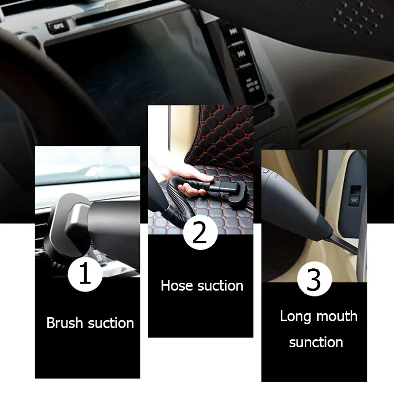 Беспроводной автомобильный пылесос для сухой и влажной уборки 5000 Па|Пылесосы| |