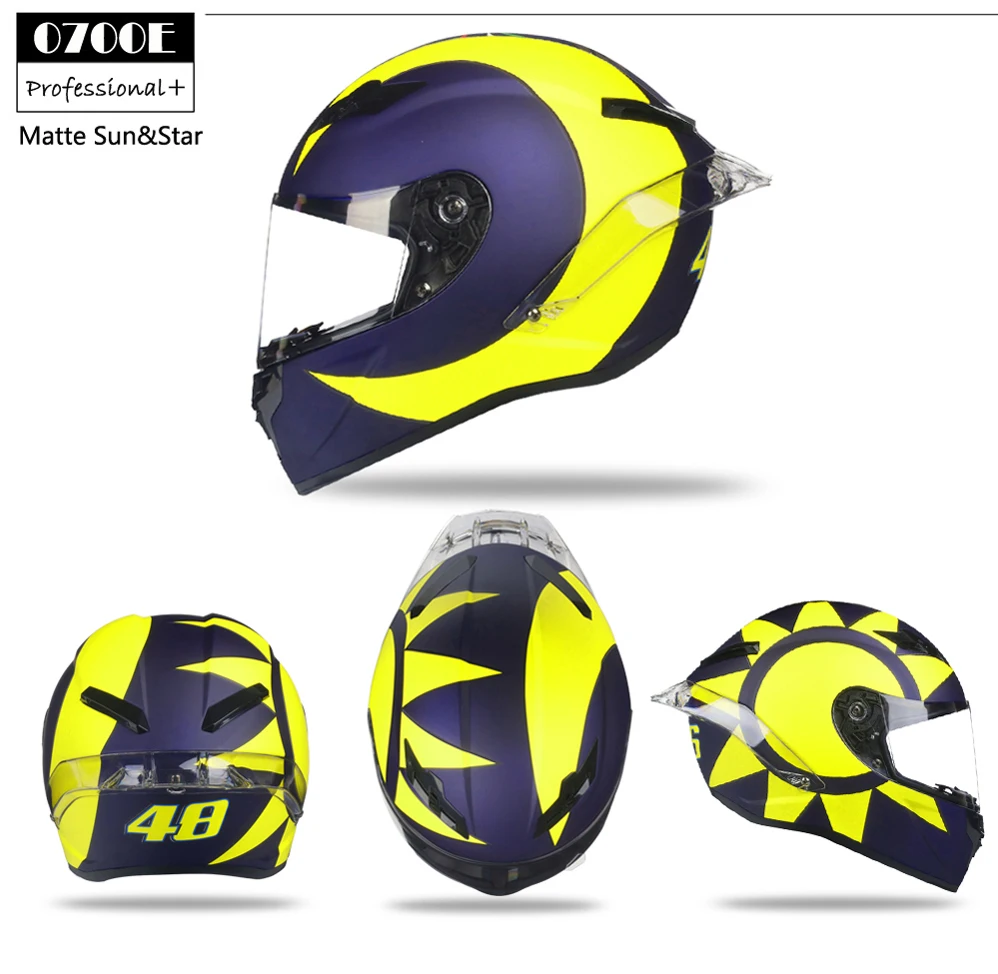 Casco moto rcycle Шлем Полный лицевой шлем каска Capacete moto ciclista Гоночный Шлем Полный лицевой шлем DOT одобренный pista