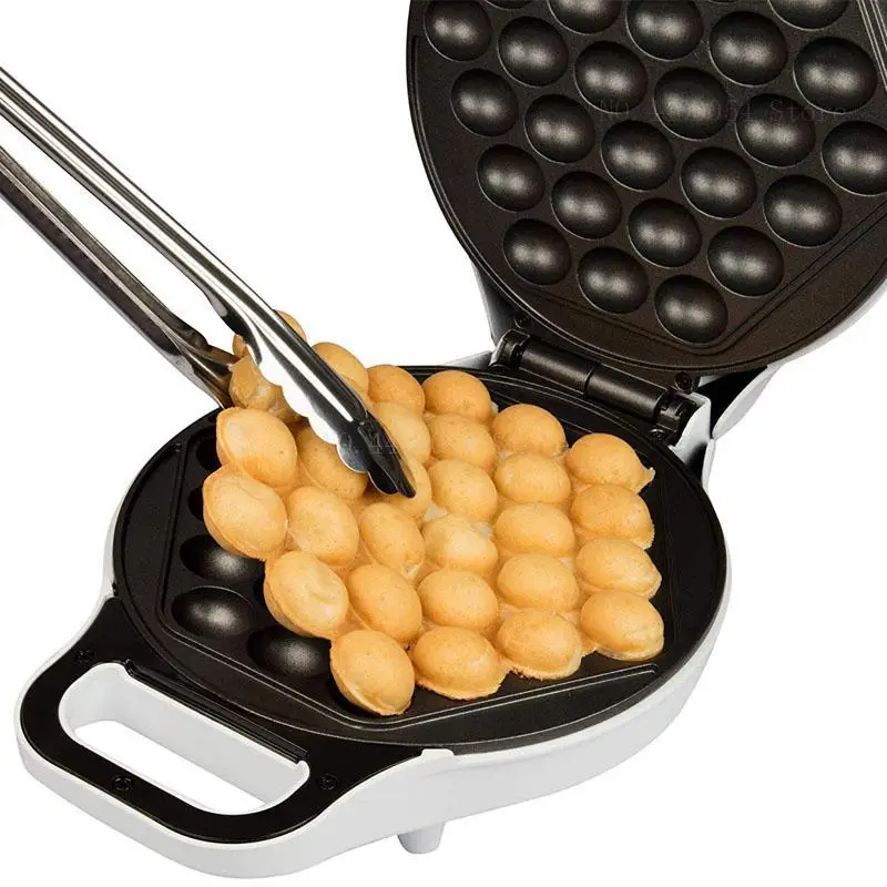 Домашняя электрическая вафельница для яиц с 30 отверстиями двойная антипригарная