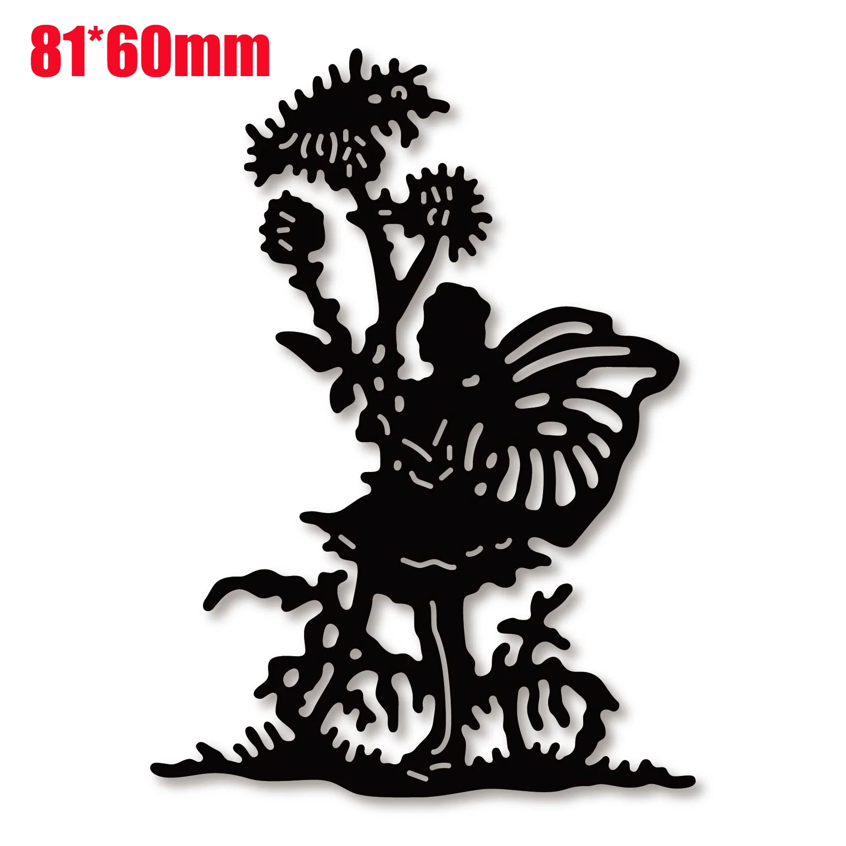 Бабочка Фея цветок металлические режущие штампы трафареты для DIY Скрапбукинг