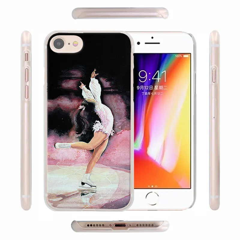 Чехол для телефона с фигурными коньками Go для Apple iPhone 7, 8 Plus, 6, 6s Plus, X, XS, XR, XS MAX, 5 5S, чехол для телефона