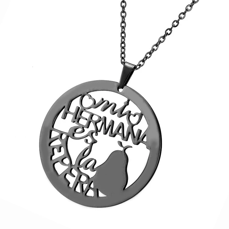 Модное открытое письмо круглый стильный элегантный кулон &quotСердечко&quot для