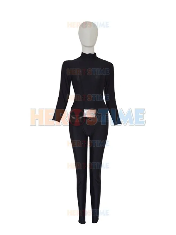 Черная Вдова Женский костюм супергероя Хэллоуин косплей спандекс черный вдовы