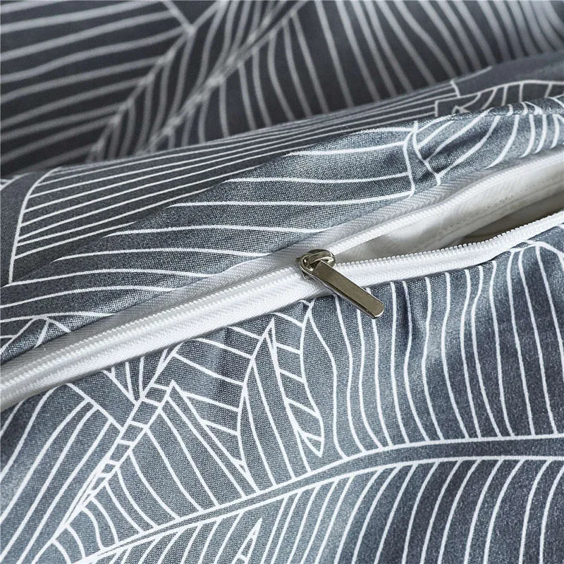 NIOBOMO Постельное белье простые линии черный белый цвет для Спальня детская