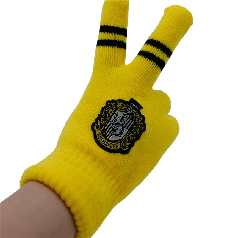 Перчатки COSREA, длинные носки, вязаные маскарадные костюмы Гриффиндор, Ravenclaw, Слизерин, Hufflepuff, чулки, варежки для мужчин, женщин, детей