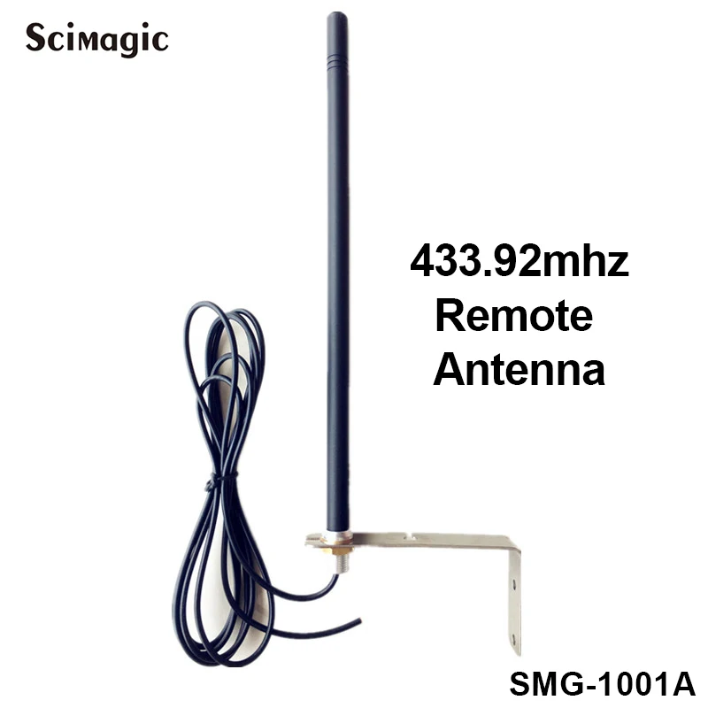 

433Mhz Antenna for gate garage Radio Signal Booster Wireless Repeater 433.92mhz Gate Control Command Transmitter Antenna