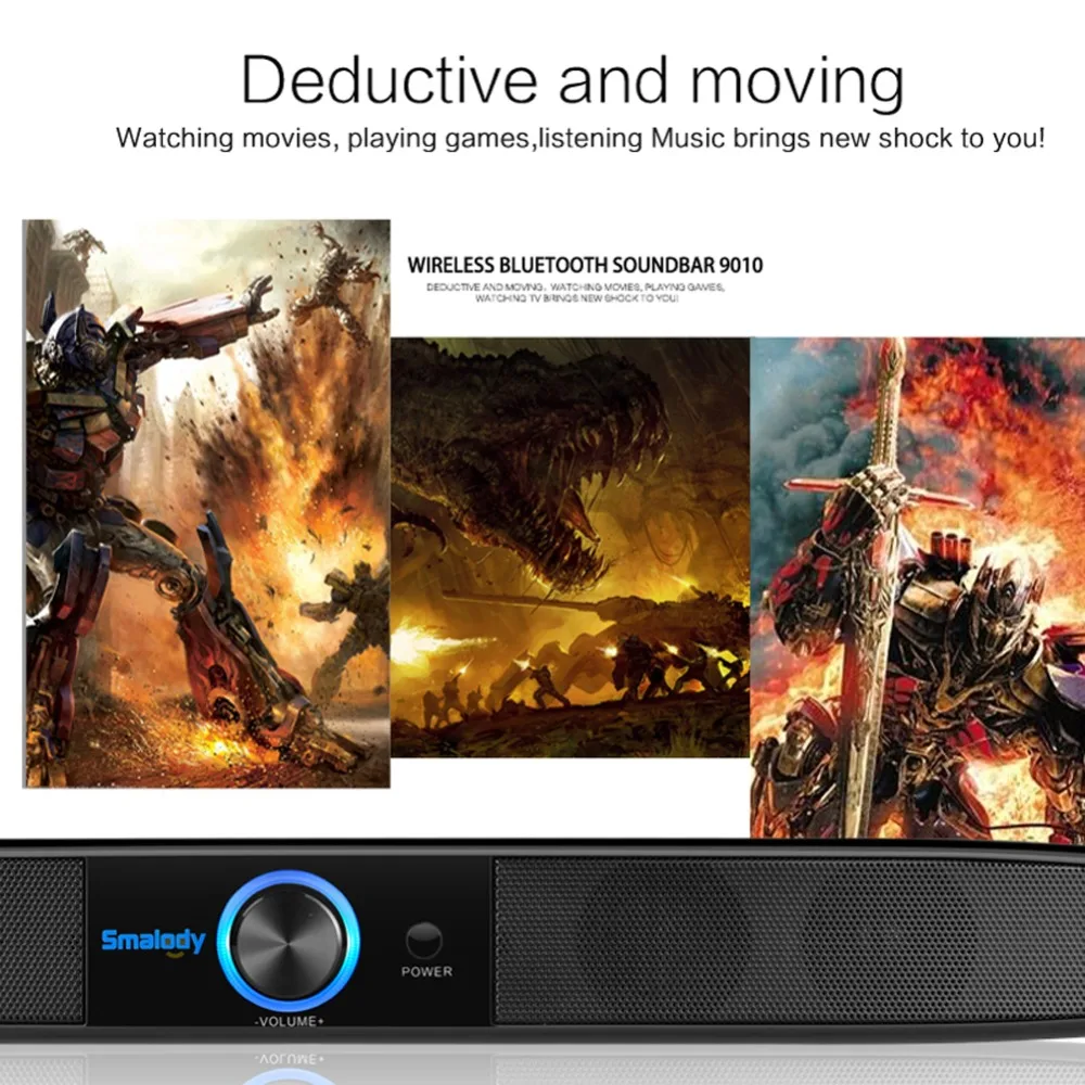 Универсальная Bluetooth колонка Портативная Беспроводная Громкая звуковая система