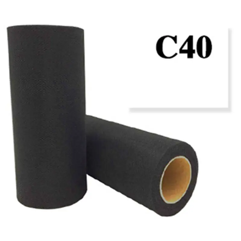 TC01-C40 Рулон тюля, 5 см, 15 см, 25 ярдов, украшение на день рождения, свадьбу, катушку, пачка, подарочная упаковка, сделай сам, Детская рубашка, товары для мероприятий - Цвет: TC01-C40