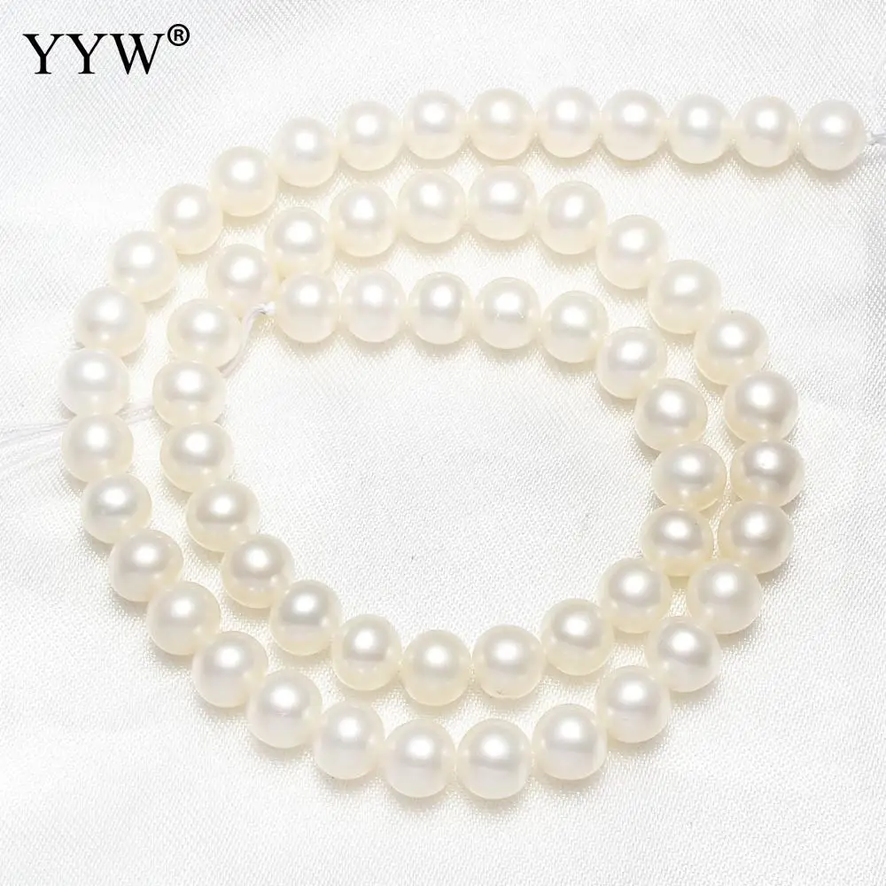 

Cultured Potato Freshwater Pearl Beads natural 7-8mm Approx 0.8mm Sold Per Approx 15.5 Inch Strand