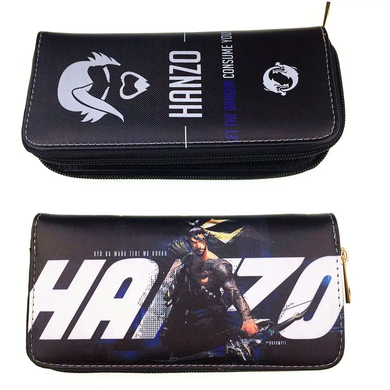 Overwatch длинный мужской кошелек игровой Hero Reaper/Mercy/Soldier76/Mccree/Genji/Symmetra/Hanzo/D. Va бумажник с застёжкой-молнией держатель для карт - Цвет: OW-13