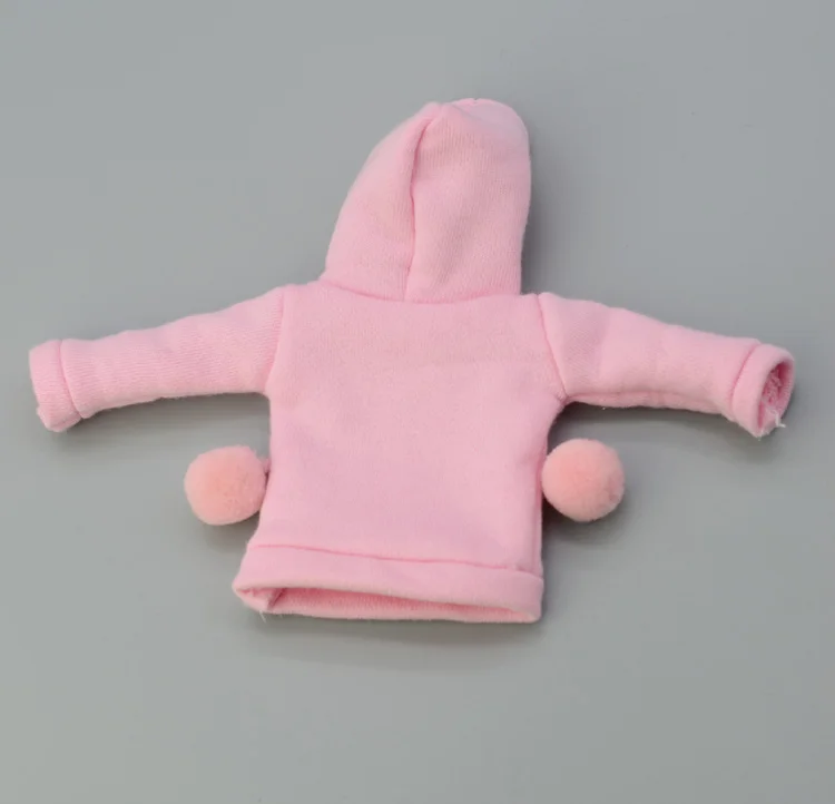 Зимняя одежда розовое пальто свитшот наряд для 1/6 BJD Xinyi FR ST Blythe кукла Барби