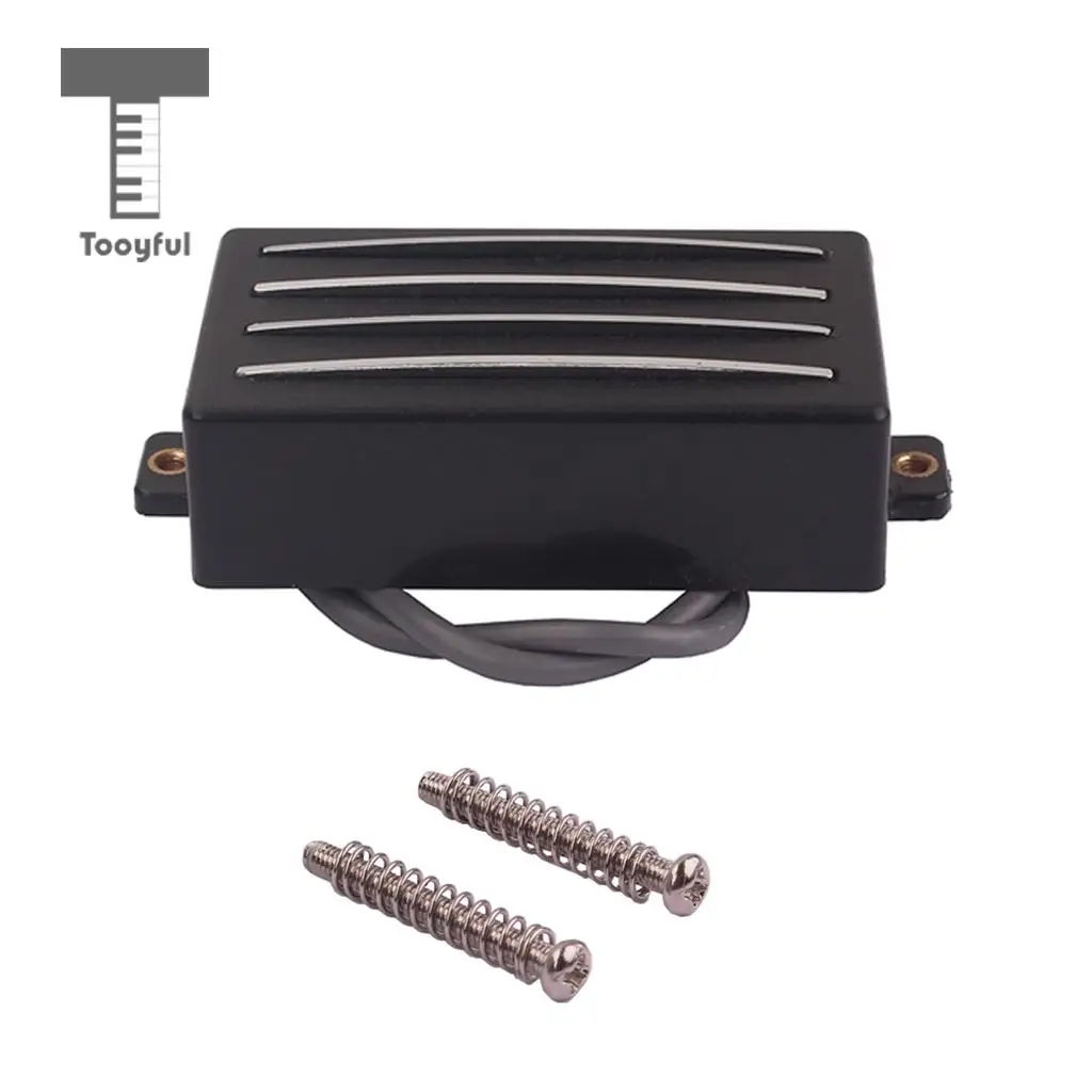 Tooyful Black Quad Hot Rails хамбакер Пикап 4 лезвия для сигары коробка/электрогитары запчасти