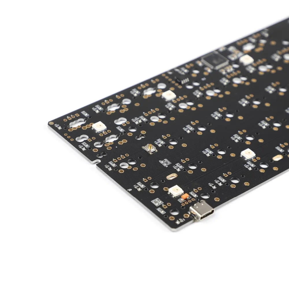 GH60 64 Minila PCB полностью программируемый для DIY механическая клавиатура Poker Faceu HHKB светодиодный Поддержка