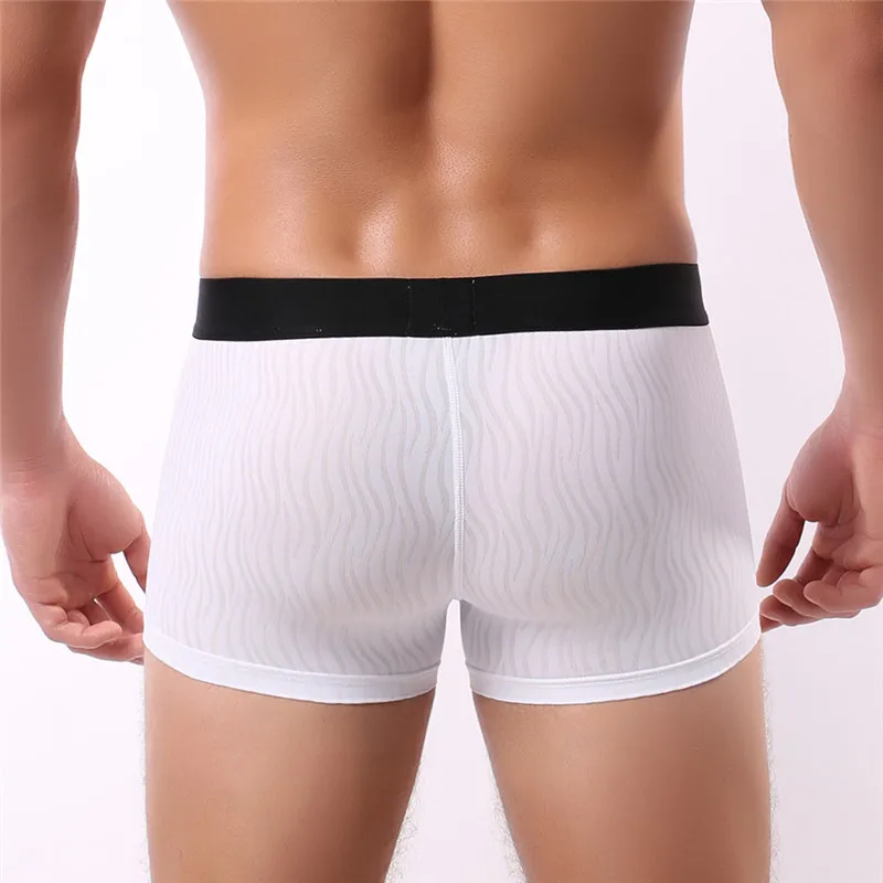 3PCS/Lot Boxer Mens Underwear Men Underpants Male Pure Panties Shorts Underwear Boxer Shorts Solid Cuecas Boxers Trunks