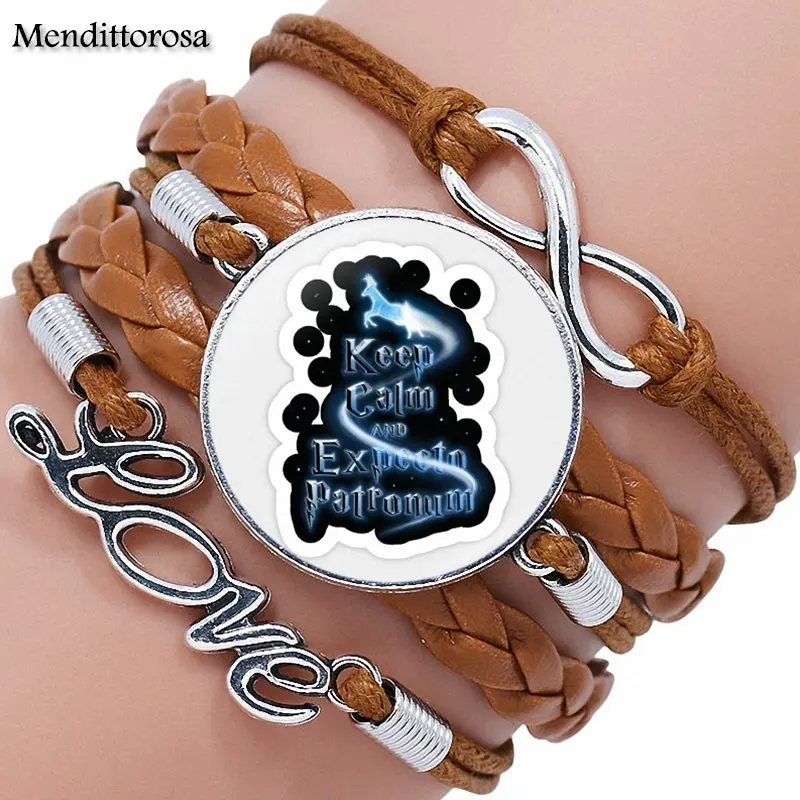 Браслет с надписью Keep Calm And ожиданно для женщин свадебные Винтажные Украшения