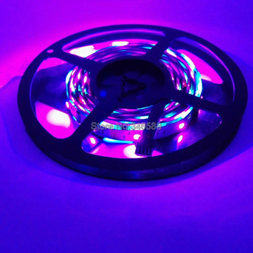 IP20 неводостойкая Светодиодная лента RGB 5 м 12 В 6803 IC цвета мечты 30 светодиодов/М 5050