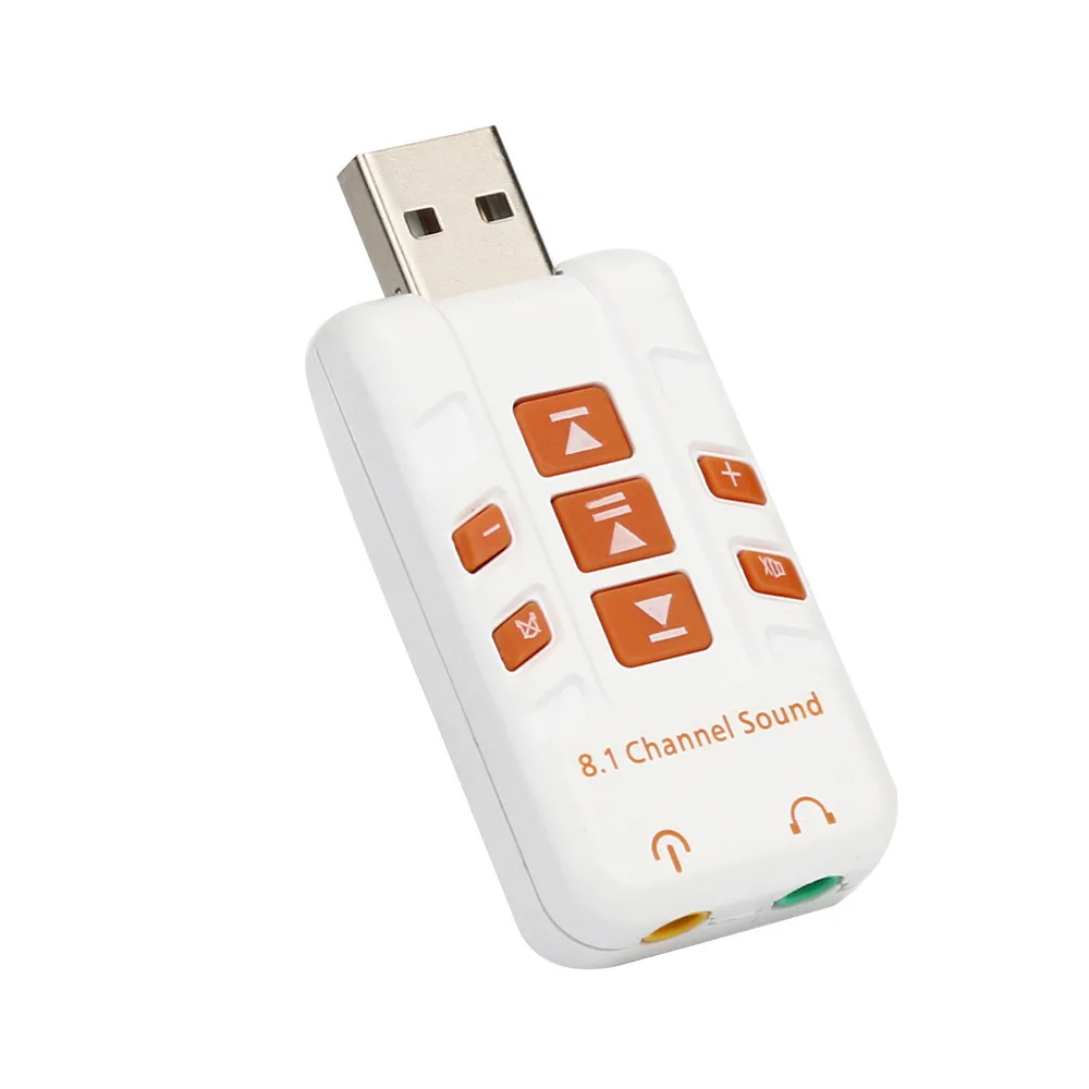 Мода Высокое качество Звуковая карта адаптер конвертер Externe USB2.0 Soundkarte Аудио Звук