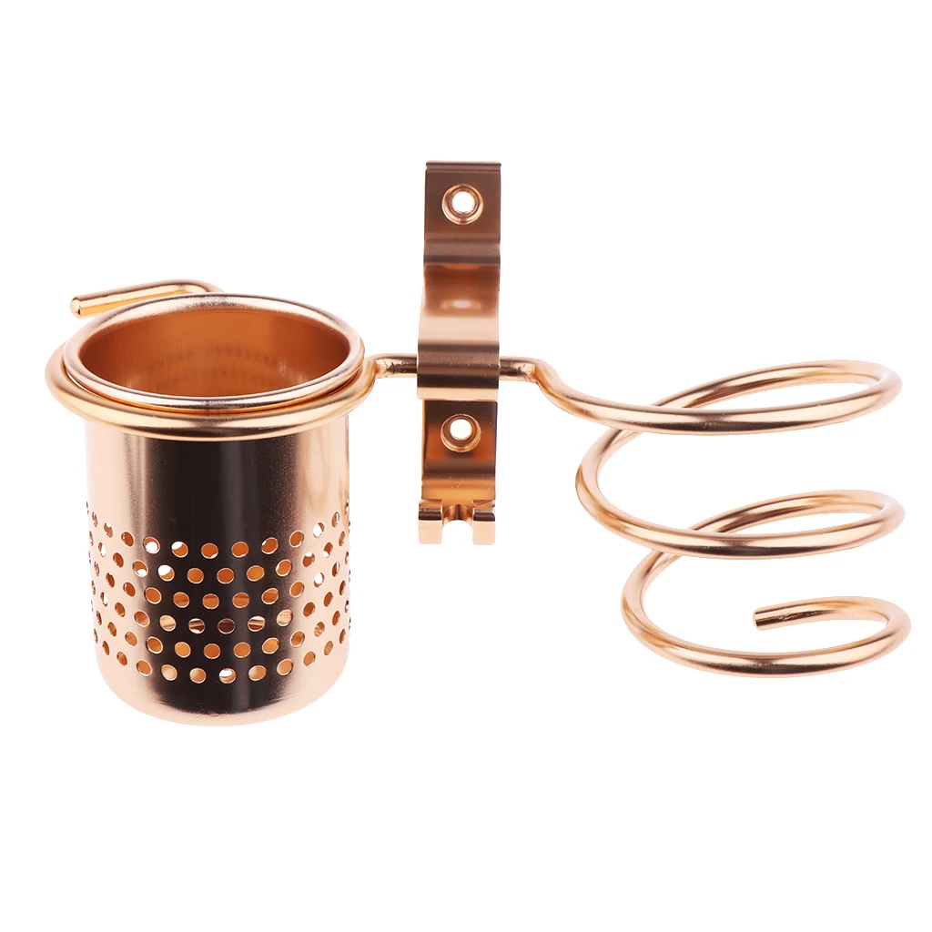 Держатель для фена сушилка волос расчески органайзер настенный ванной салона с