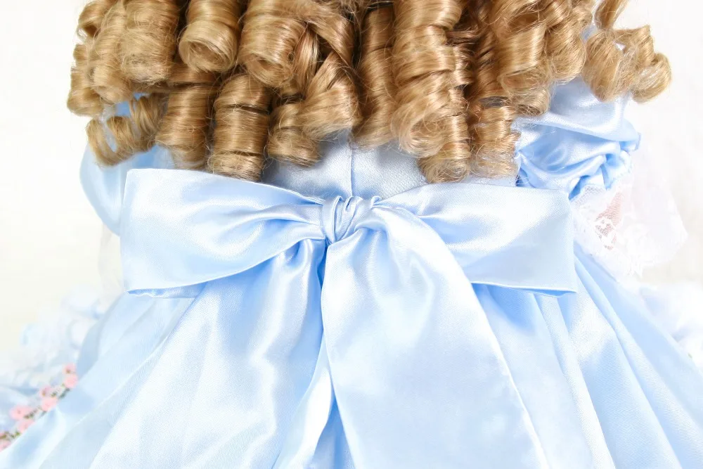 Reborn blond girl baby doll 60 см мягкая силиконовая кукла Reborn Baby 2" игрушка для девочек новорожденный Bebes reborn menina boneca