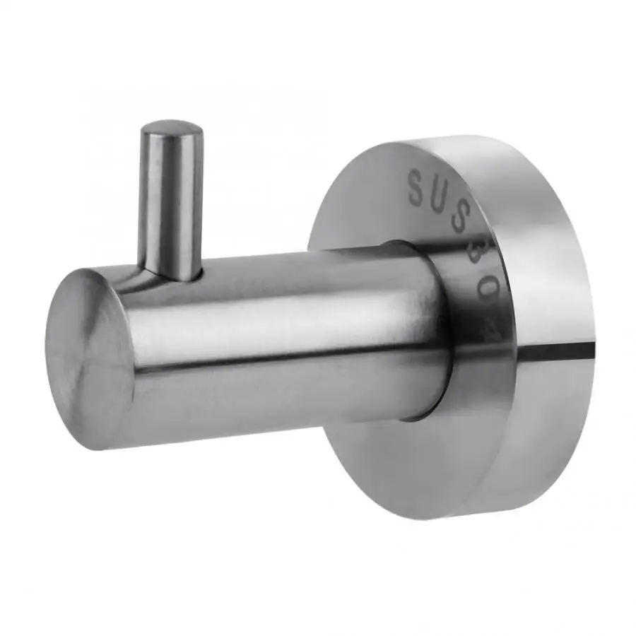 One Hook Frosted Настенный крючок из нержавеющей стали, вешалка для кухни, ванной, подвесные вешалки для одежды, Товары для ванной комнаты - Цвет: One Hook Frosted