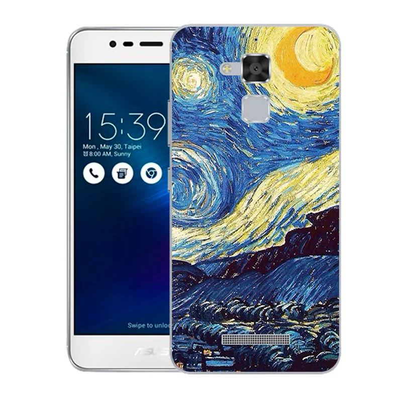 Чехол для ASUS Zenfone 3 Max ZC520TL чехол Asus с модным принтом мягкий силиконовый 5 2 дюйма |