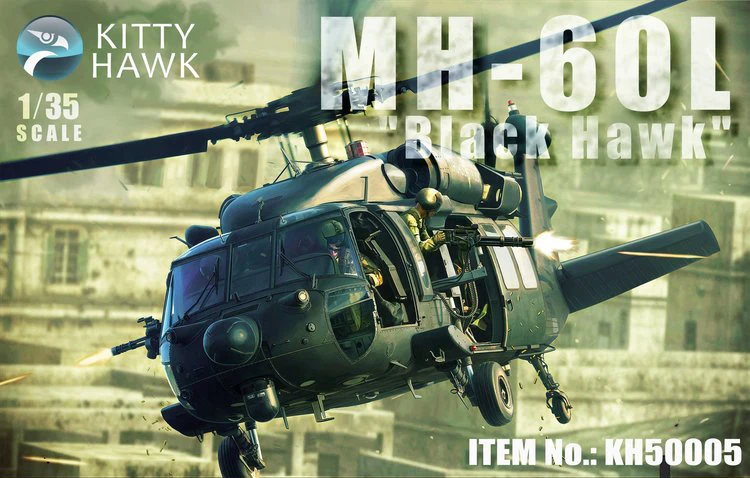 1/35 масштаб Kitty Hawk KH50005 MH-60L черный ястреб пластиковая модель строительный комплект