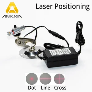 Лазерный локатор, точка, линия, поперечный луч, позиционирование, Красный Фокусируемый диодный модуль, аккумулятор