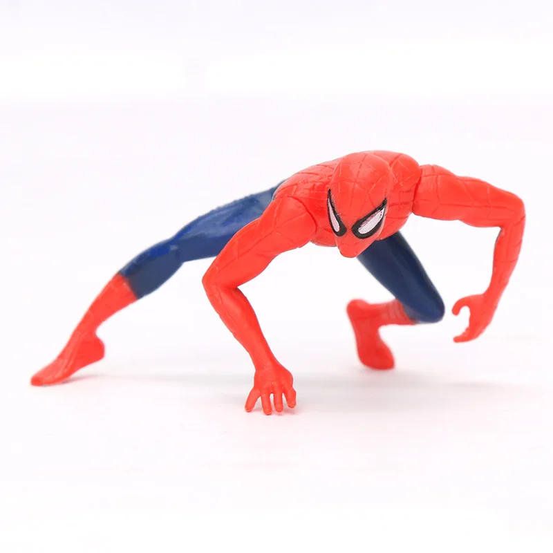 red spiderman 10 см игрушки Marvel Nendoroid 1037 Мстители эндигра Железный Человек-паук ПВХ Фигурка Железный Паук супер герой Коллекционная модель - Цвет: red spiderman