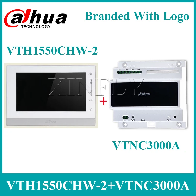 Dahua оригинальный VTH1550CHW 2 видеодомофон проводной IP внутренний монитор 7 &quotTFT