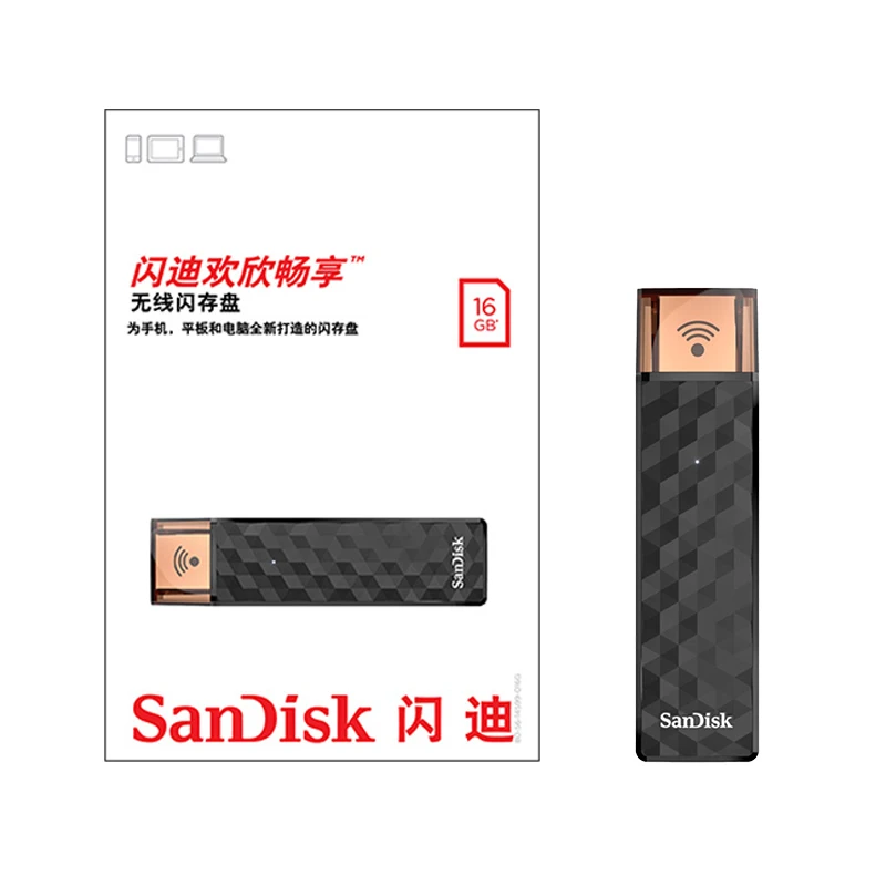 SanDisk Connect Беспроводной накопитель USB флешка SDWS4 Wi Fi + 2 0 16 ГБ 32 64 128 200 256 для флешки|pen