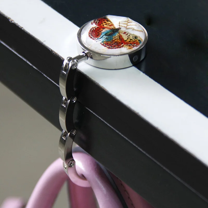 Складная металлическая подвеска для женской сумочки в виде бабочки сумки