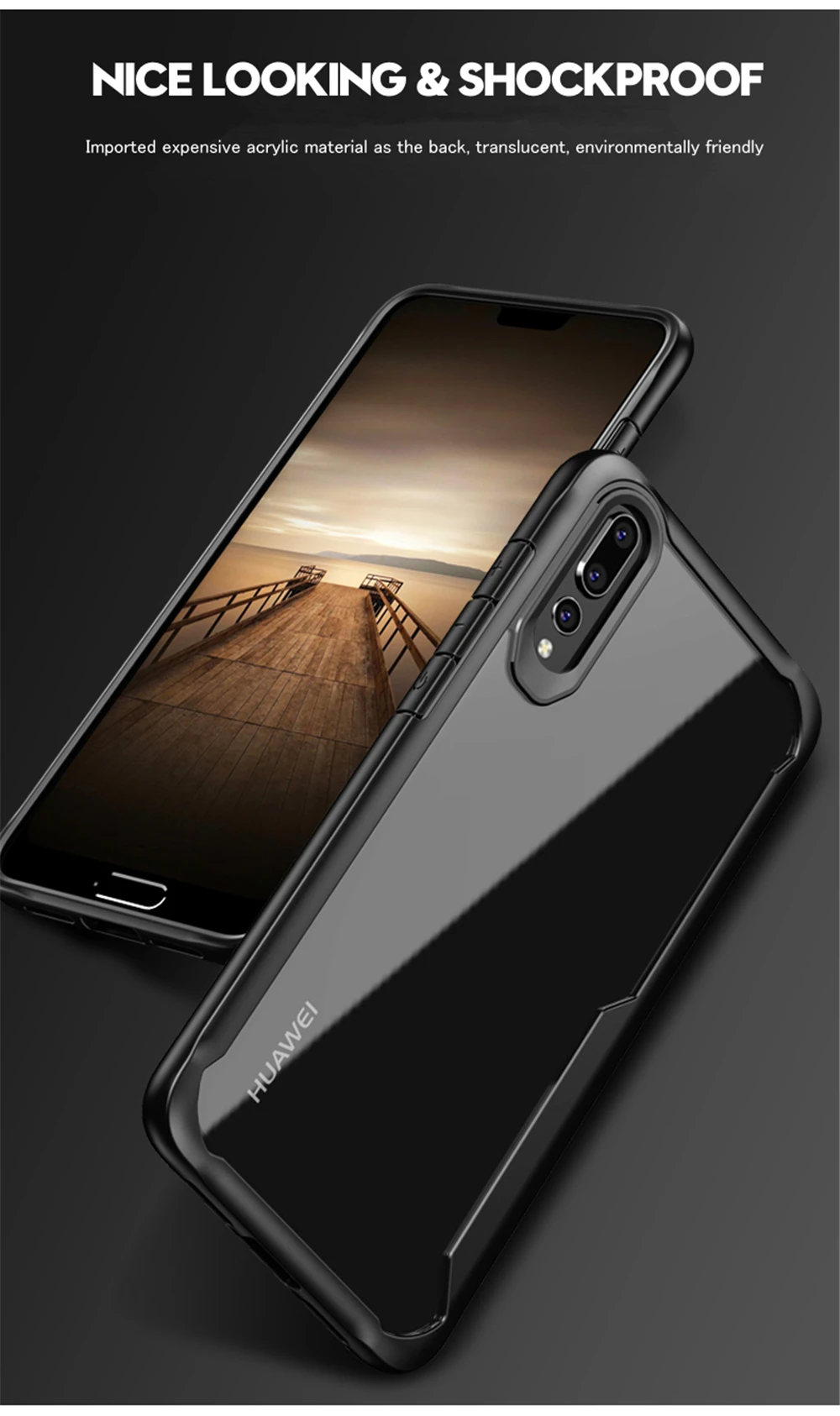 Прозрачный противоударный чехол для huawei P20 Коврики 10 20 Pro Lite Y6 Y9 Nova 2i 3 3i 3E P30 мягкий силиконовый армированная накладка на заднюю панель чехол