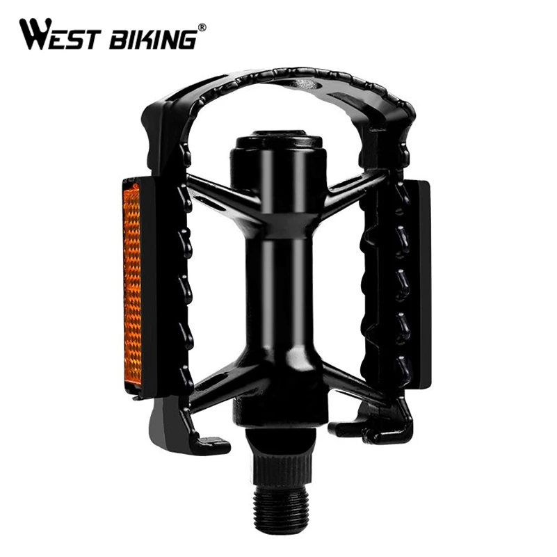 

Велосипедные педали WEST BIKING на платформе, Нескользящие, из алюминиевого сплава, запчасти для дорожных и горных велосипедов