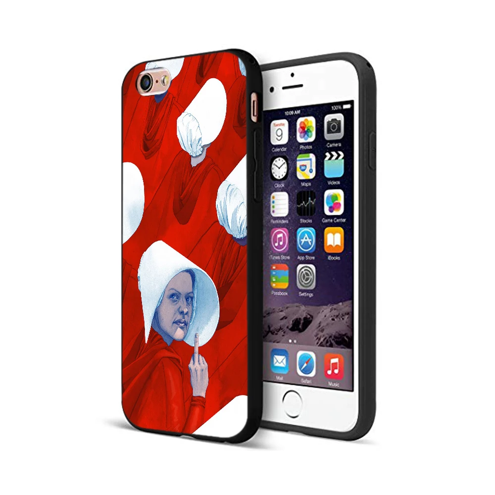 Черный чехол из ТПУ для iphone 5 5s se 6 6s 7 8 plus x 10 силиконовый XR XS 11 pro MAX с надписью Handmaid Is