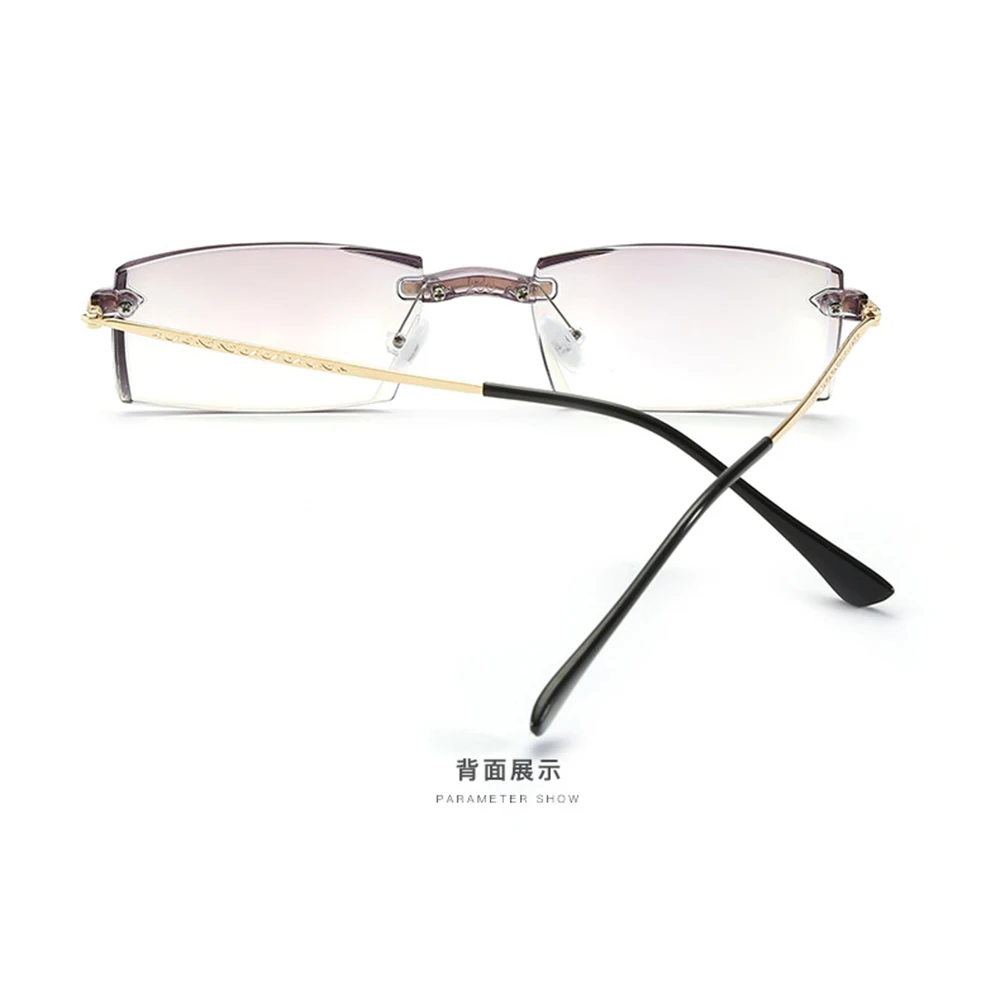 Ультралегкие очки для близорукости Gafas De Lectura со стразами синие от 1 2019 2 + 5 3 4