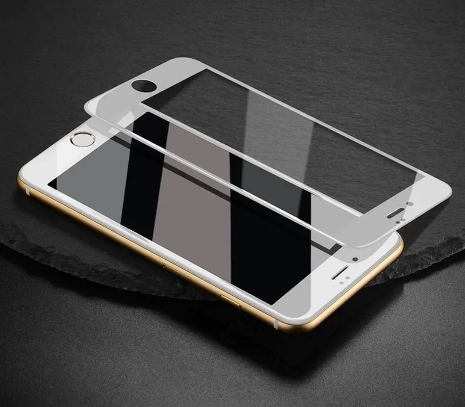 100 шт. 5D холодная резьба полное покрытие закаленное стекло протектор для iPhone 12pro 12
