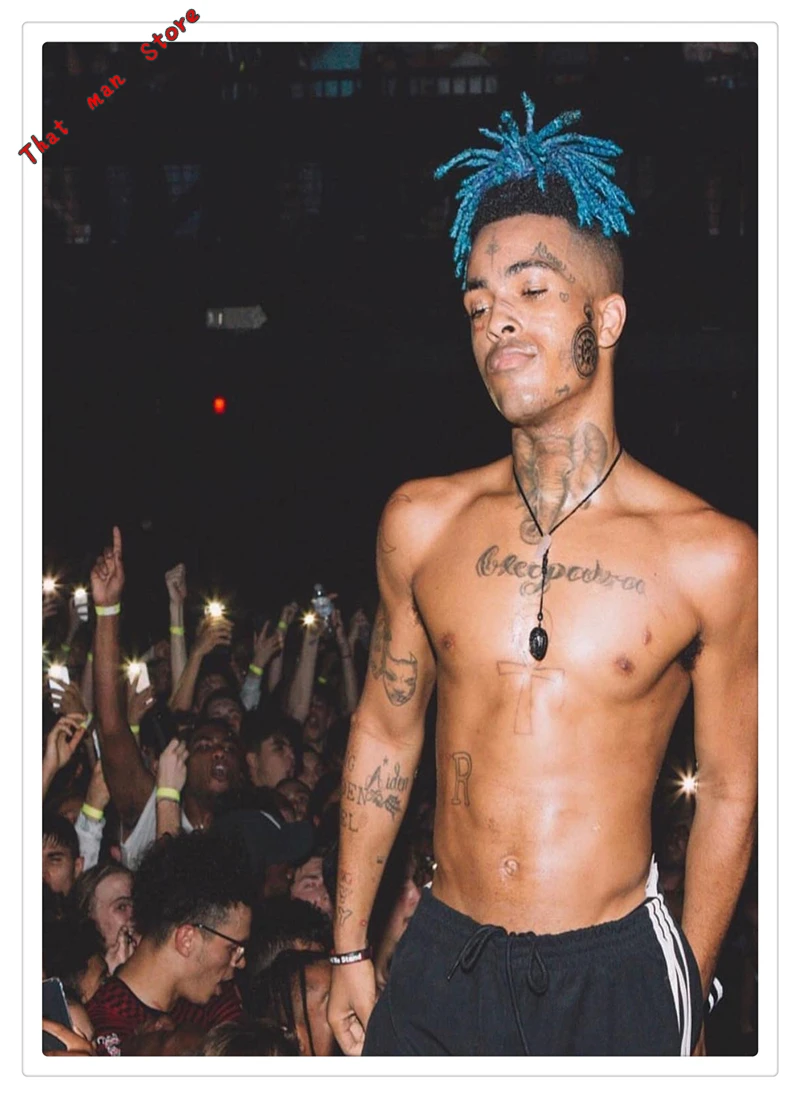 Плакаты и принты XXXTentacion Jahseh Dwayne Onfroy рэпер певец настенные картины для гостиной